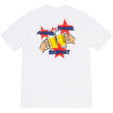 Supreme Money Power Respect Tee - White