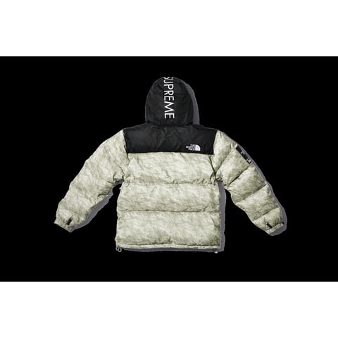 ジャケット・アウター supreme The North Face White Paper Print Supreme The North Face Paper Print Nuptse シュプリーム (Supreme