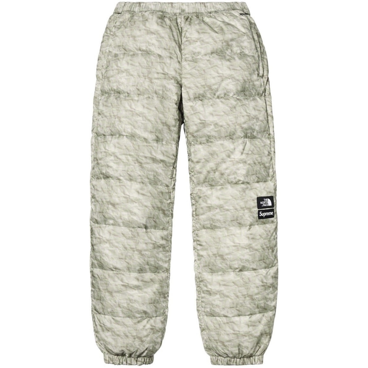 Supreme®/The North Face® Paper Print Nuptse Pant - Supreme