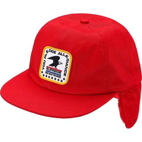 Supreme Earflap 6-Panel - Red