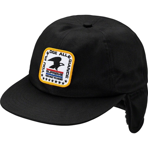 Supreme Earflap 6-Panel - Black