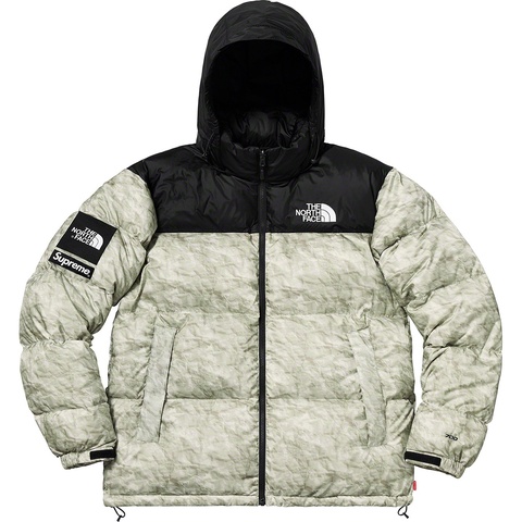 Supreme®/The North Face® Paper Print Nuptse Jacket - Supreme