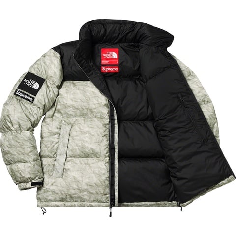 Supreme®/The North Face® Paper Print Nuptse Jacket - Supreme