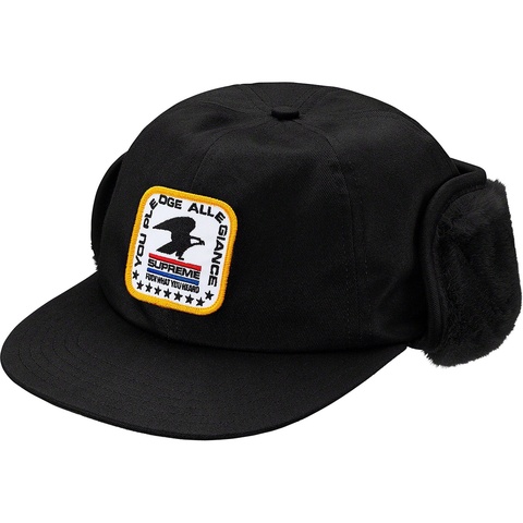Supreme Earflap 6-Panel - Black