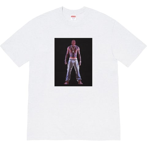 Supreme Tupac Hologram Tee - Ash Grey