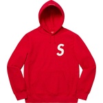 Supreme S Logo Hooded Sweatshirt (SS20) - Red