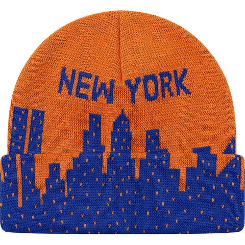 Supreme New York Beanie - Dark Orange