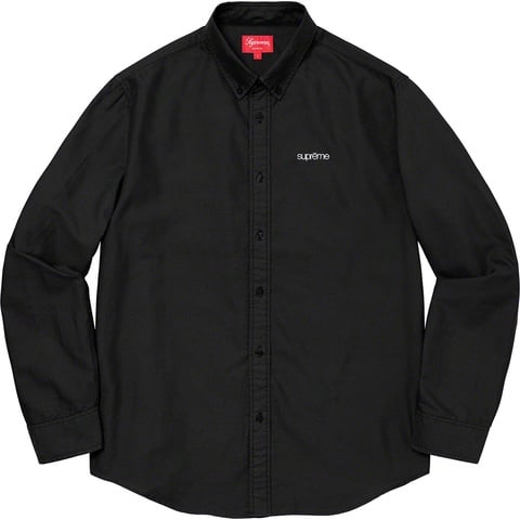 Supreme Oxford Shirt - Black