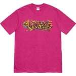 Supreme Paint Logo Tee (SS20) - Magenta