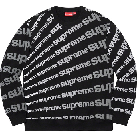 Supreme Radial Crewneck - Black