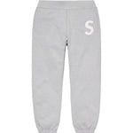 Supreme S Logo Sweatpant (SS20) - Heather Grey