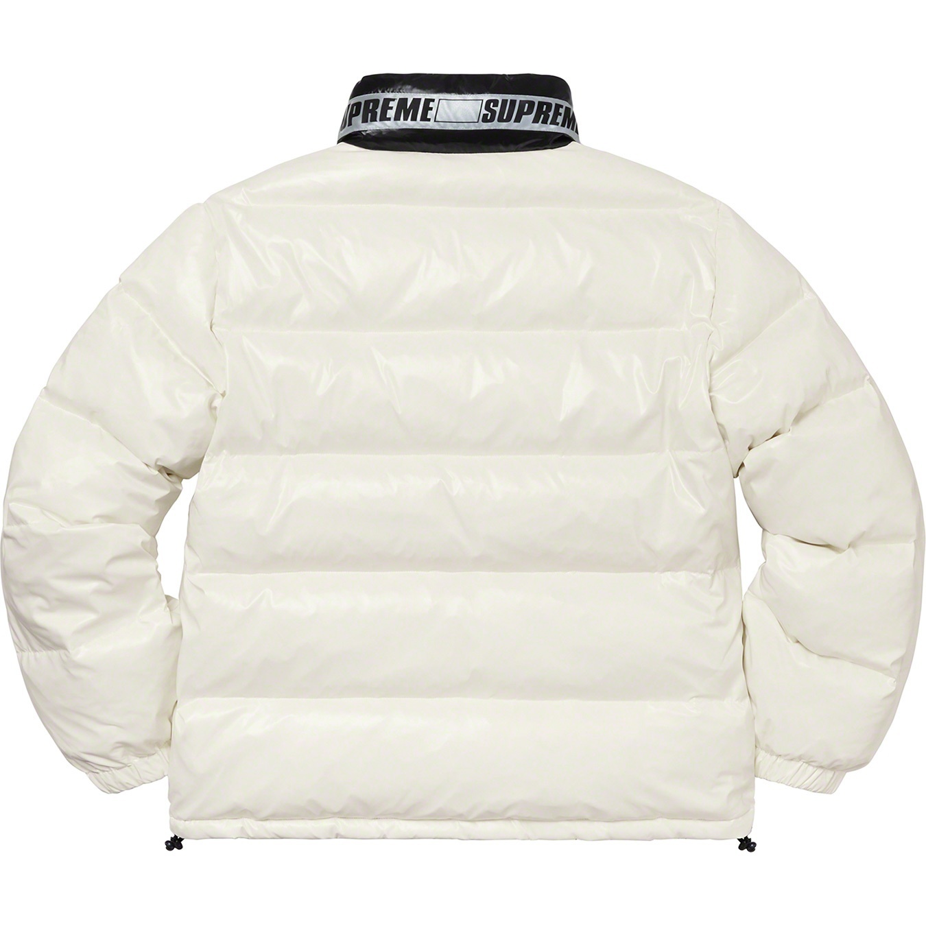 Supreme Shiny Reversible Puffy Jacket (SS20) - White - $198