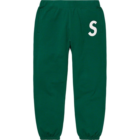 Supreme S Logo Sweatpant - Dark Green