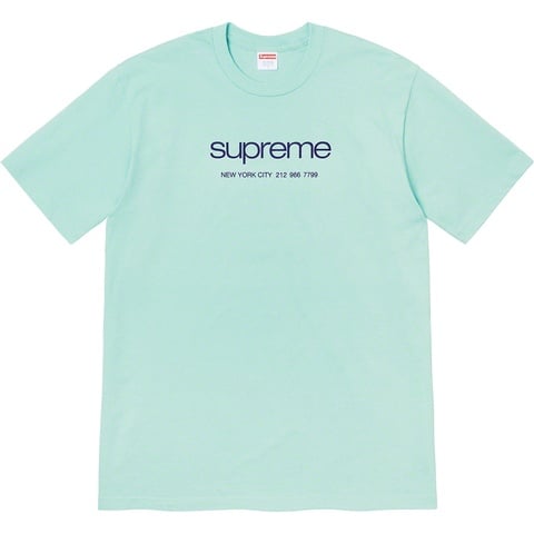 Supreme Shop Tee - Light Teal