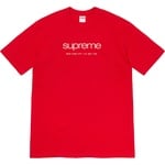 Supreme Shop Tee (SS20) - Red