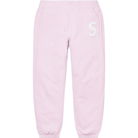 Supreme S Logo Sweatpant - Light Purple