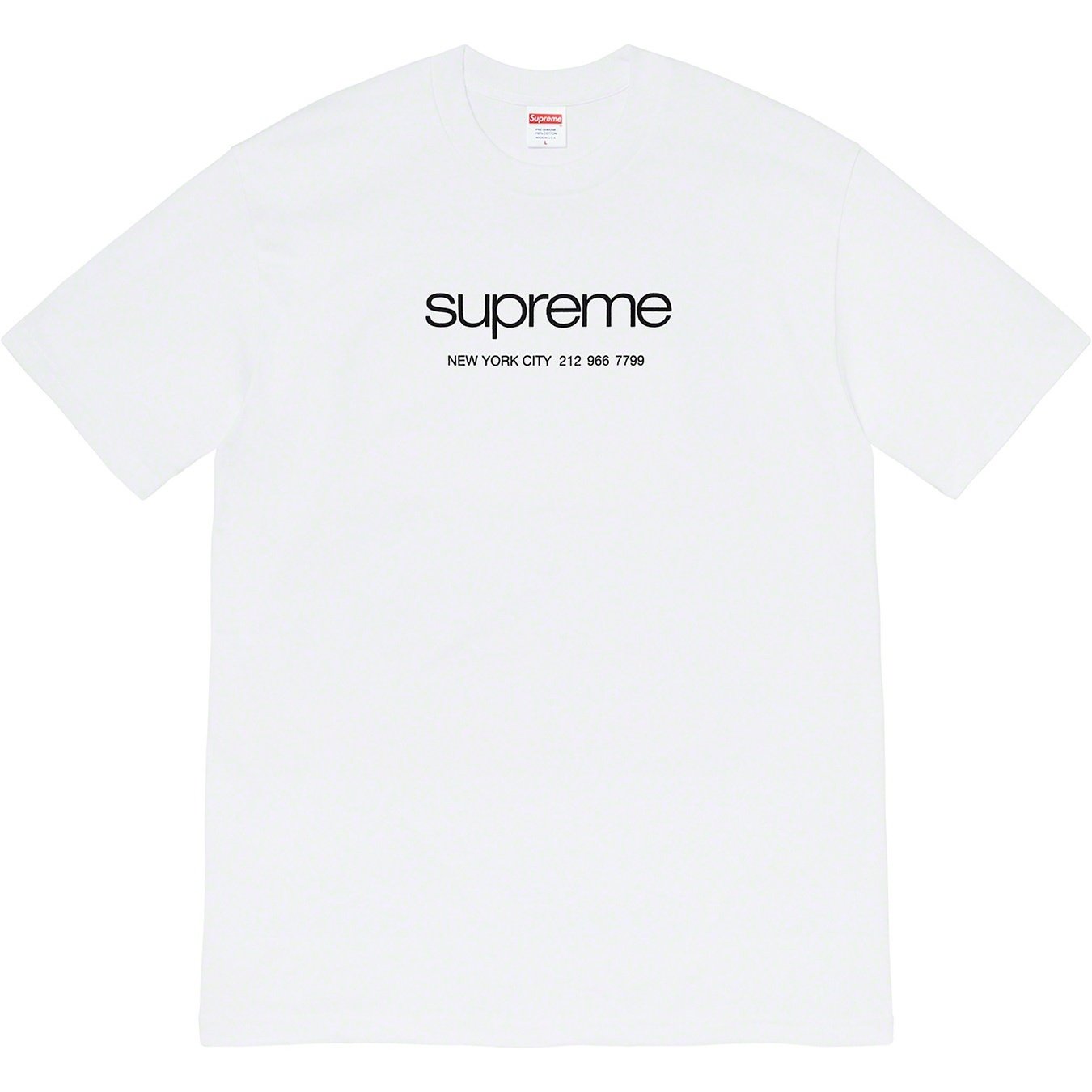 Supreme Shop Tee (SS20) - White - $38