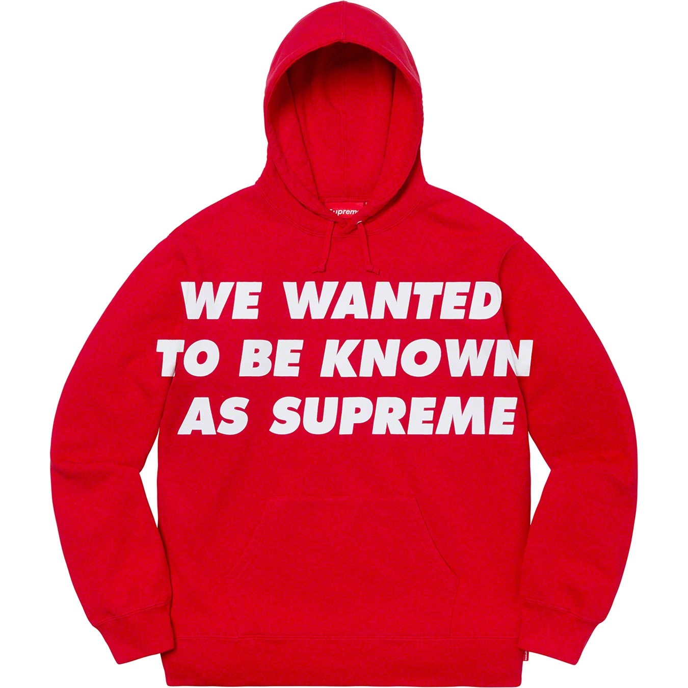 Supreme Known As Hooded Sweatshirt (SS20) - Red - $148