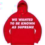 Supreme Known As Hooded Sweatshirt (SS20) - Red
