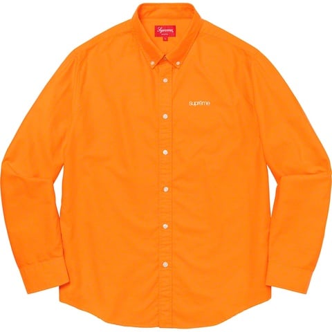 Supreme Oxford Shirt - Orange