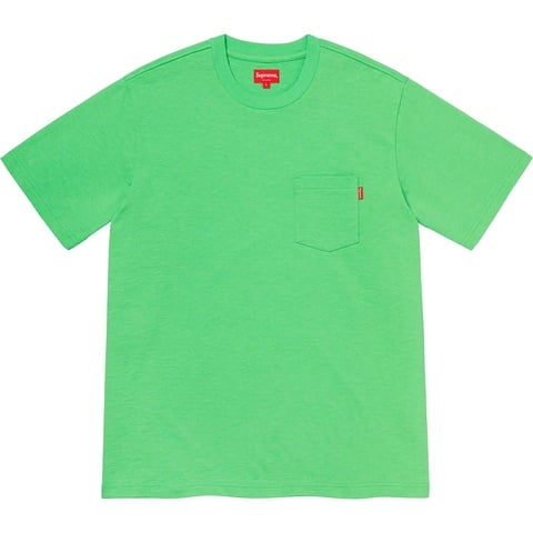 Supreme S/S Pocket Tee - Bright Green