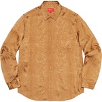 Supreme Snakeskin Jacquard Shirt (SS20) - Gold