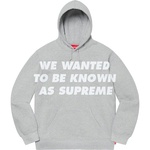 Supreme Known As Hooded Sweatshirt (SS20) - Heather Grey