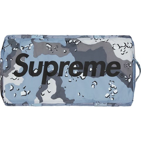 Supreme Big Duffle Bag - Blue Chocolate Chip Camo