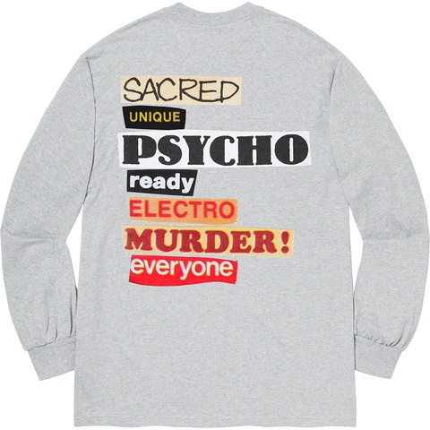 Supreme Sacred Unique L/S Tee - Heather Grey