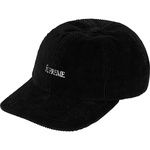 Supreme Corduroy 6-Panel (SS20) - Black