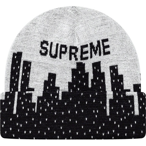 Supreme New York Beanie - White