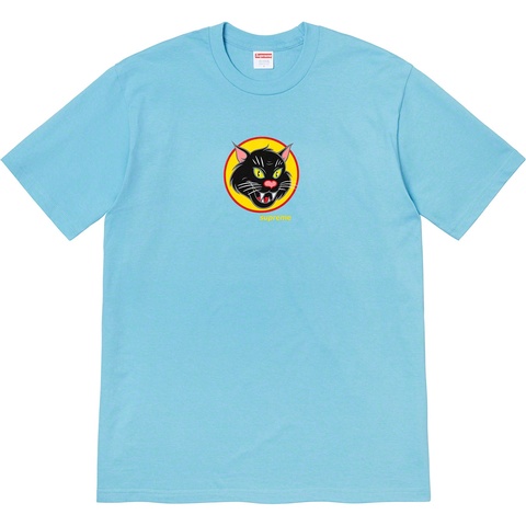 Supreme Black Cat Tee - Light Slate