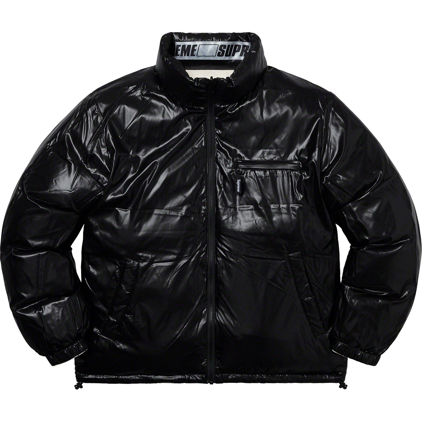 Supreme Shiny Reversible Puffy Jacket (SS20) - White - $198