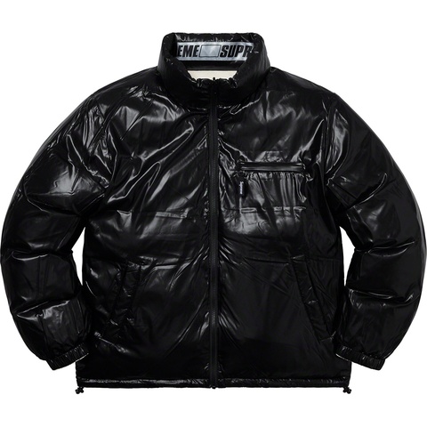Supreme Shiny Reversible Puffy Jacket - White