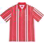 Supreme Vertical Stripe Polo (SS20) - Red