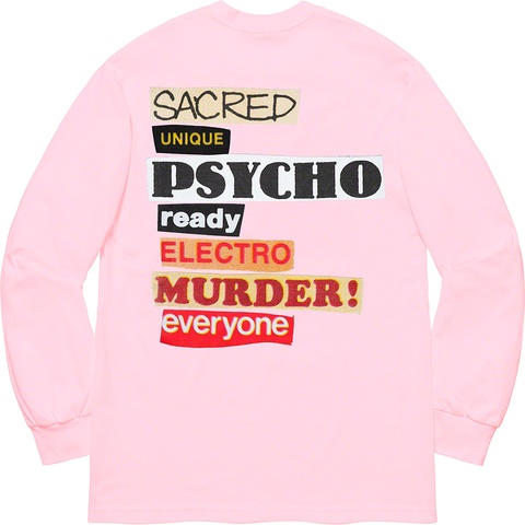 Supreme Sacred Unique L/S Tee - Light Pink