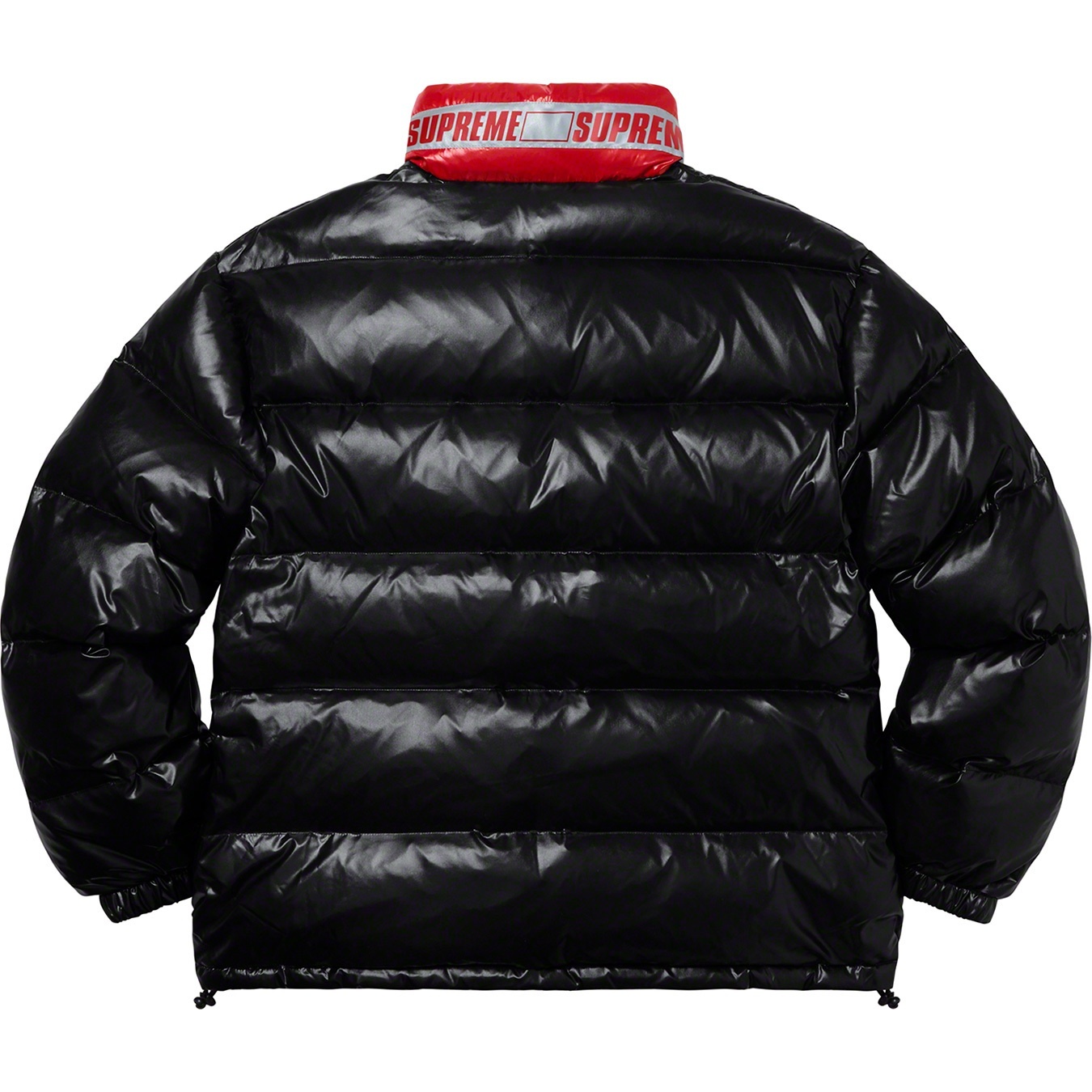 Supreme Shiny Reversible Puffy Jacket (SS20) - Black - $198