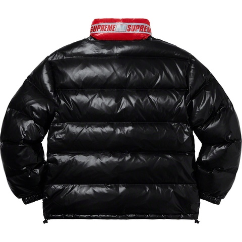 Supreme Shiny Reversible Puffy Jacket - Black