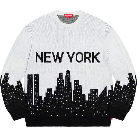 Supreme New York Sweater - White
