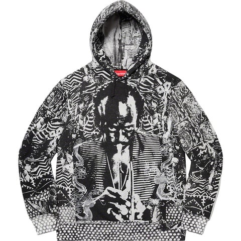 Supreme Miles Davis Hooded Sweatshirt - Black