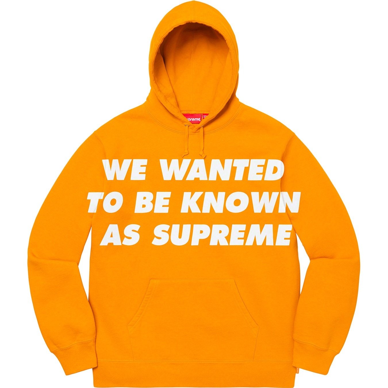 Supreme Known As Hooded Sweatshirt (SS20) - Gold - $148
