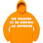 Supreme Known As Hooded Sweatshirt (SS20) - Gold