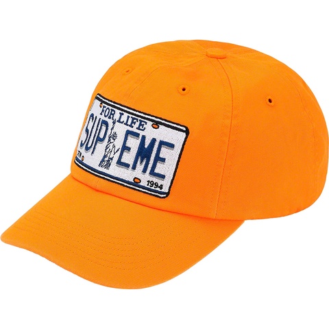 License Plate 6-Panel - spring/summer 2020 - Supreme