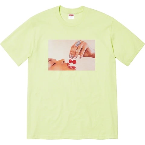 Supreme Cherries Tee - Pale Mint
