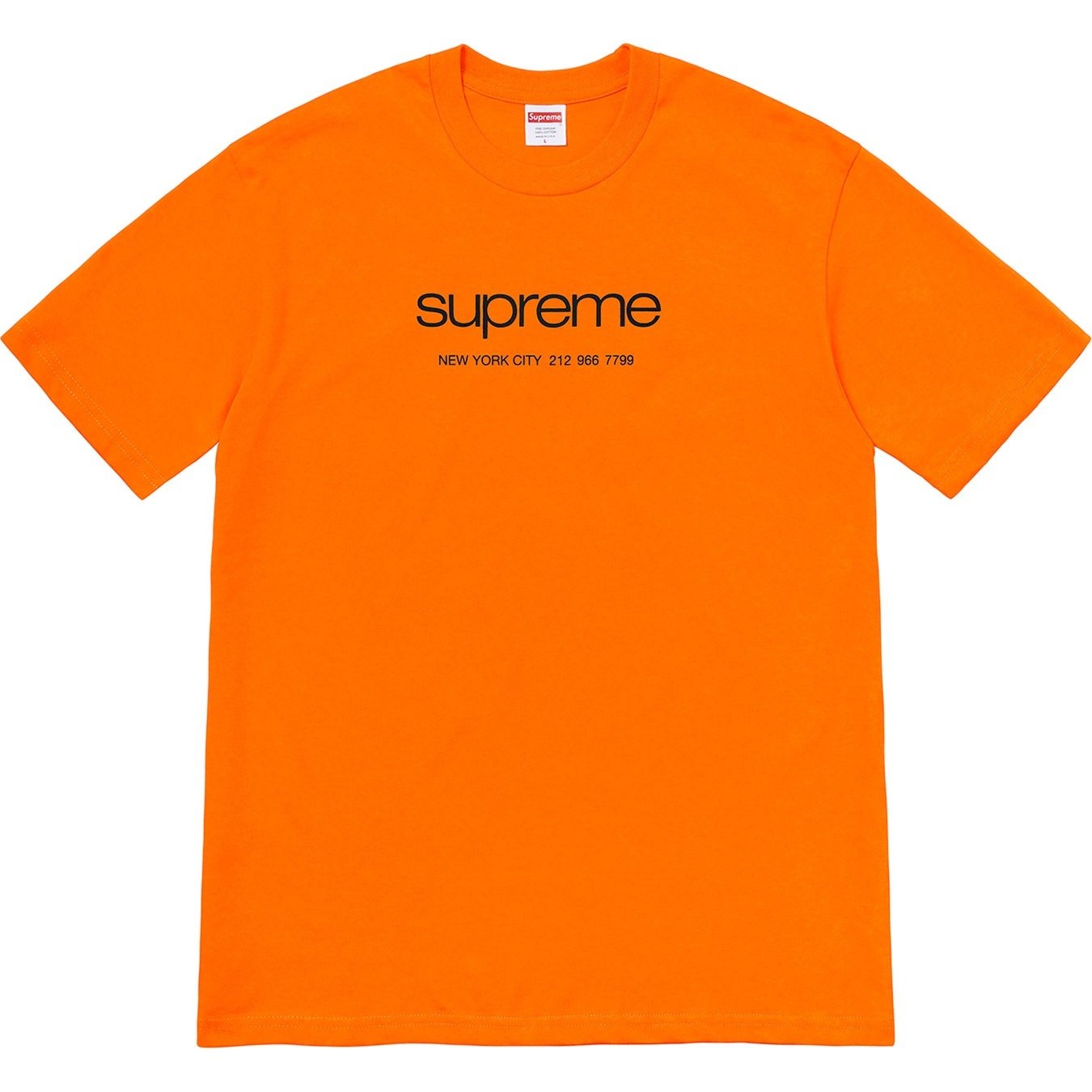 Supreme Shop Tee (SS20) - Orange - $38