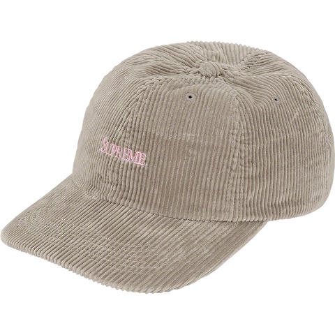 Supreme Corduroy 6-Panel - Light Grey
