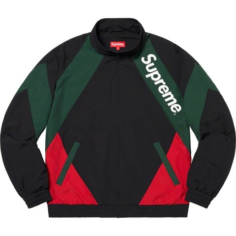 Supreme Paneled Track Jacket - Black