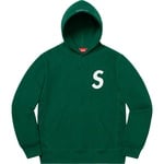 Supreme S Logo Hooded Sweatshirt (SS20) - Dark Green