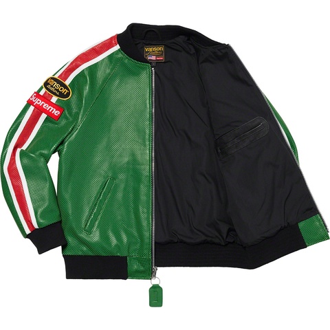 Supreme®/Vanson Leathers® Perforated Bomber Jacket - Supreme