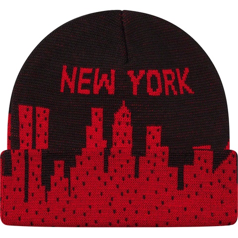 Supreme New York Beanie - Black